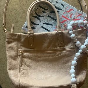 Kate Spade ♠️ cream leather tote